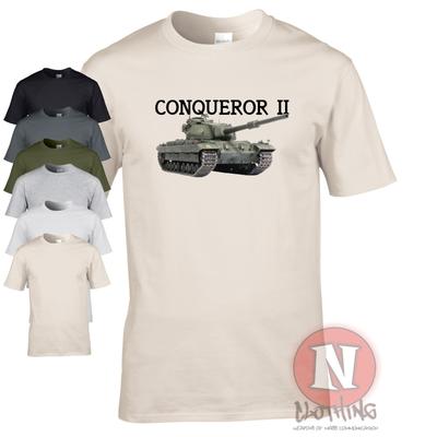 Conqueror Tank TShirt Fv 214 Cold War British Army Mbt 1955 66 Military