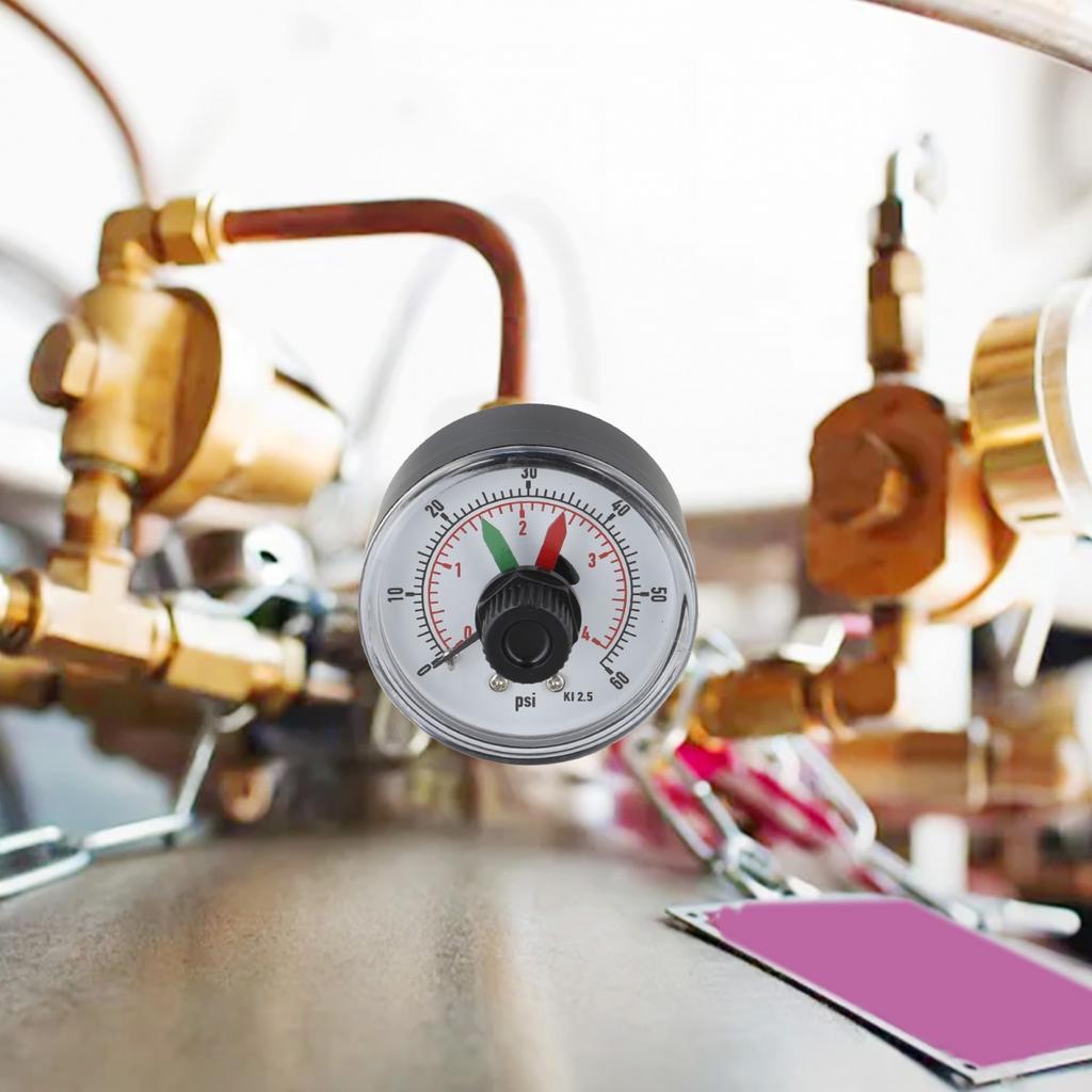 ECX2712B1 Axial Pressure Gauge for Pool Filters Essential for Pool Management