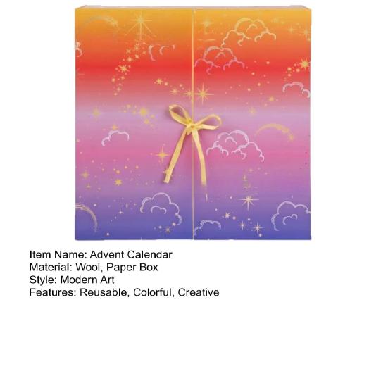 Crochet Society Adventní kalendář 2025 25denní háčkovací odpočítávací kalendář pro pletaře DIY řemeslný vánoční odpočet s návody na přízi