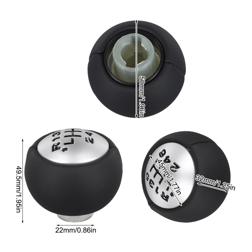 Gear Shifting Improvement ABS Material Gear Shift Knob Comfortable Grip Long-lasting Stylish Appearance Easy Installation