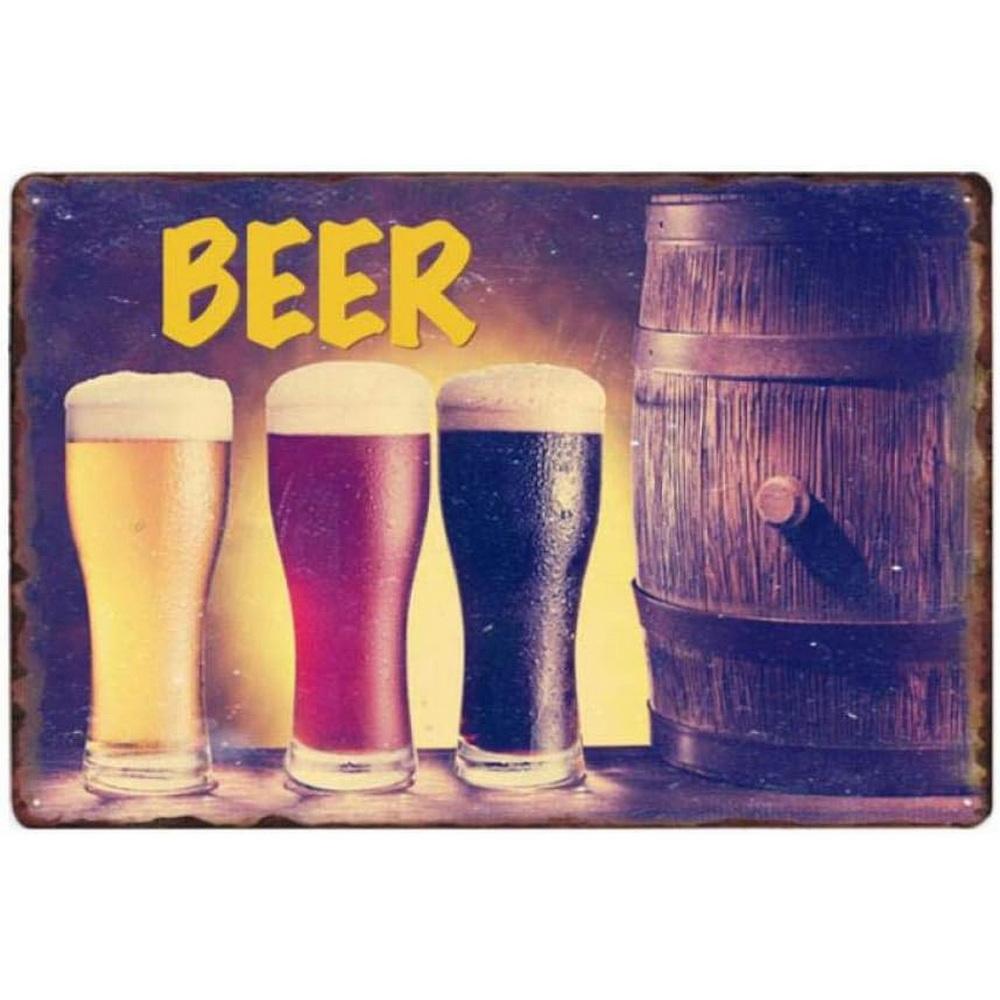 Plaque Metal Tin Signs All You Need is Beer Wall Decoration Vintage Posters Iron Painting for Man Cave Home Cafe Garden Club