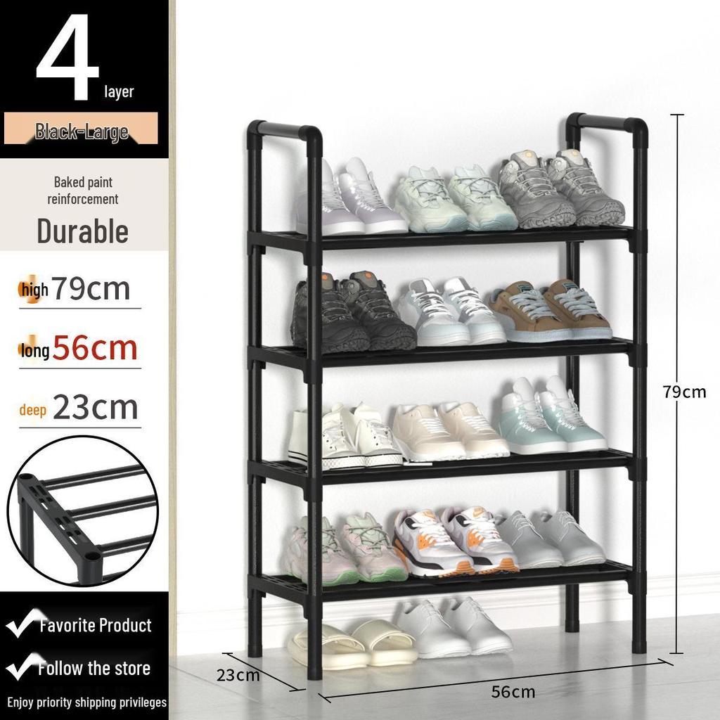 Multi-Tier Shoe Rack: Simple, Economical Storage Cabinet for Dormitory and Entryway