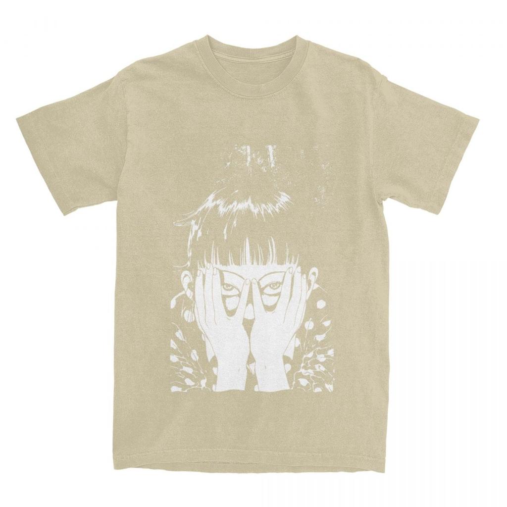 Suehiro Maruo Girl T-Shirt Man Junji Ito Comic Vintage 100 Cotton T-Shirts Beach O-Neck Harajuku Tee Shirt Oversized Clothes