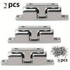 Cabinet Door Catch Magnetic Latch Metal Push Button Lock Kitchen Cupboard Door Holder Hardware Accessory