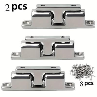 Cabinet Door Catch Magnetic Latch Metal Push Button Lock Kitchen Cupboard Door Holder Hardware Accessory