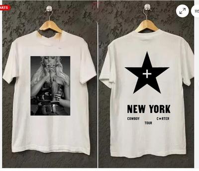НОВИНКА!!! Ексклюзивна сорочка Beyonce Cowboy Carter Tour 2025 перевипуск (Нью-Йорк)