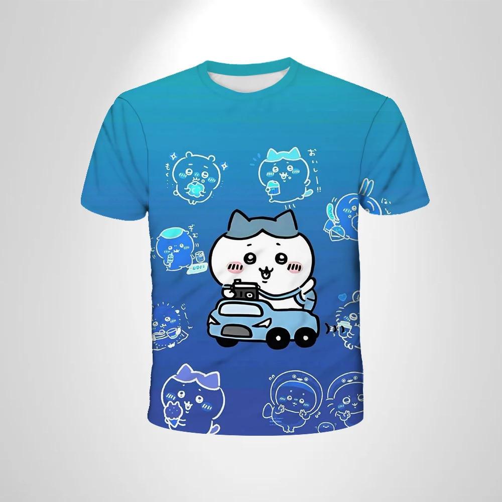 Giekawa Cute Girl 3D T-shirt Anime Children's Boy Top Casual Short Sleeve Summer Breathable