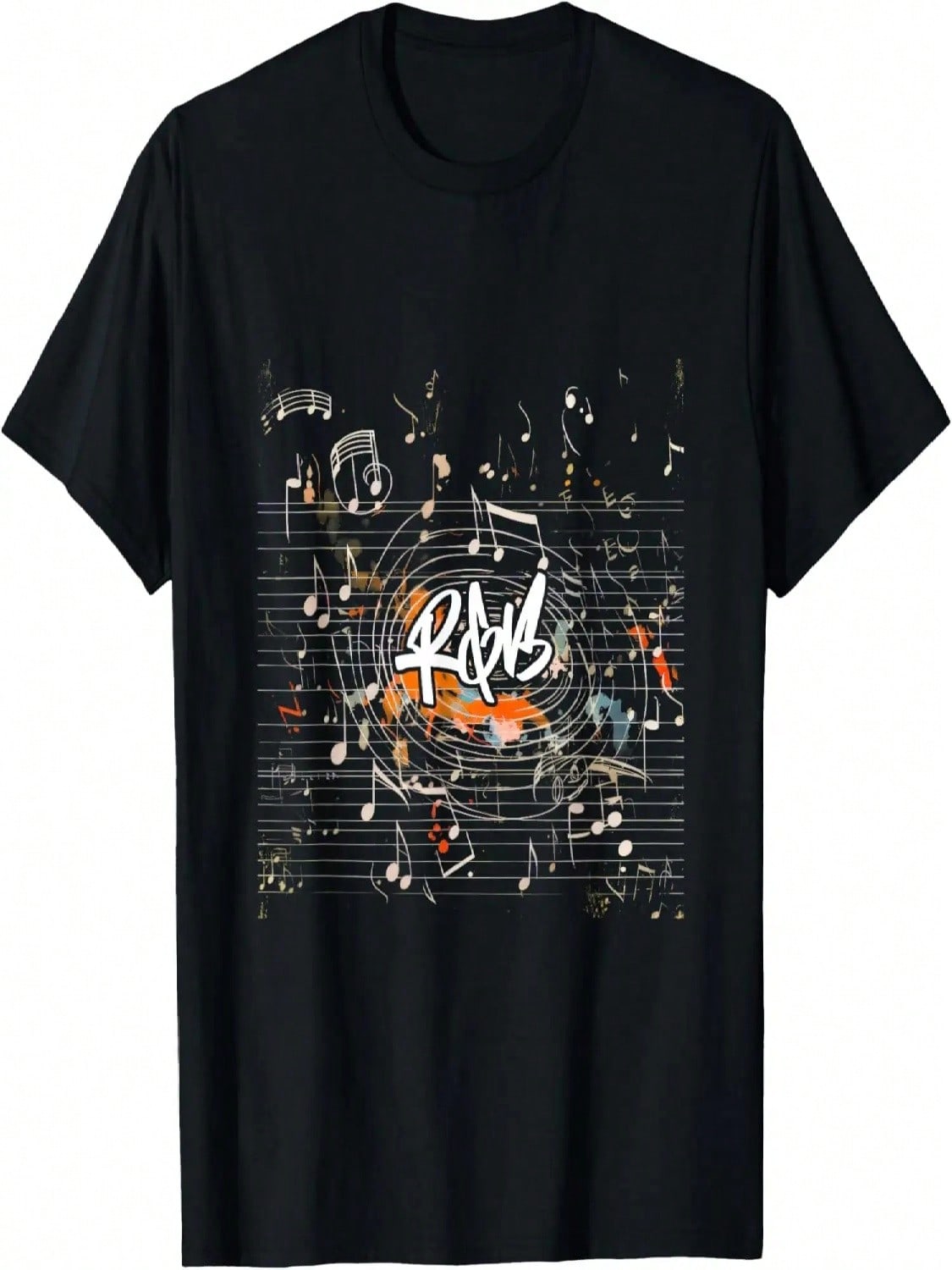 R&B Music _ R&B Lover _ Vinyl Oldschool Graffiti _ 90s R&B T-Shirt S разноцветный