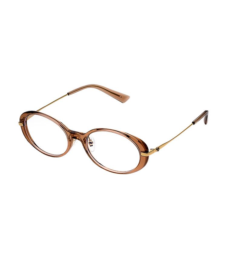 Heonteoaiweeo [Woman] Round Combination Clip-On Sunglasses - Brown Htb27