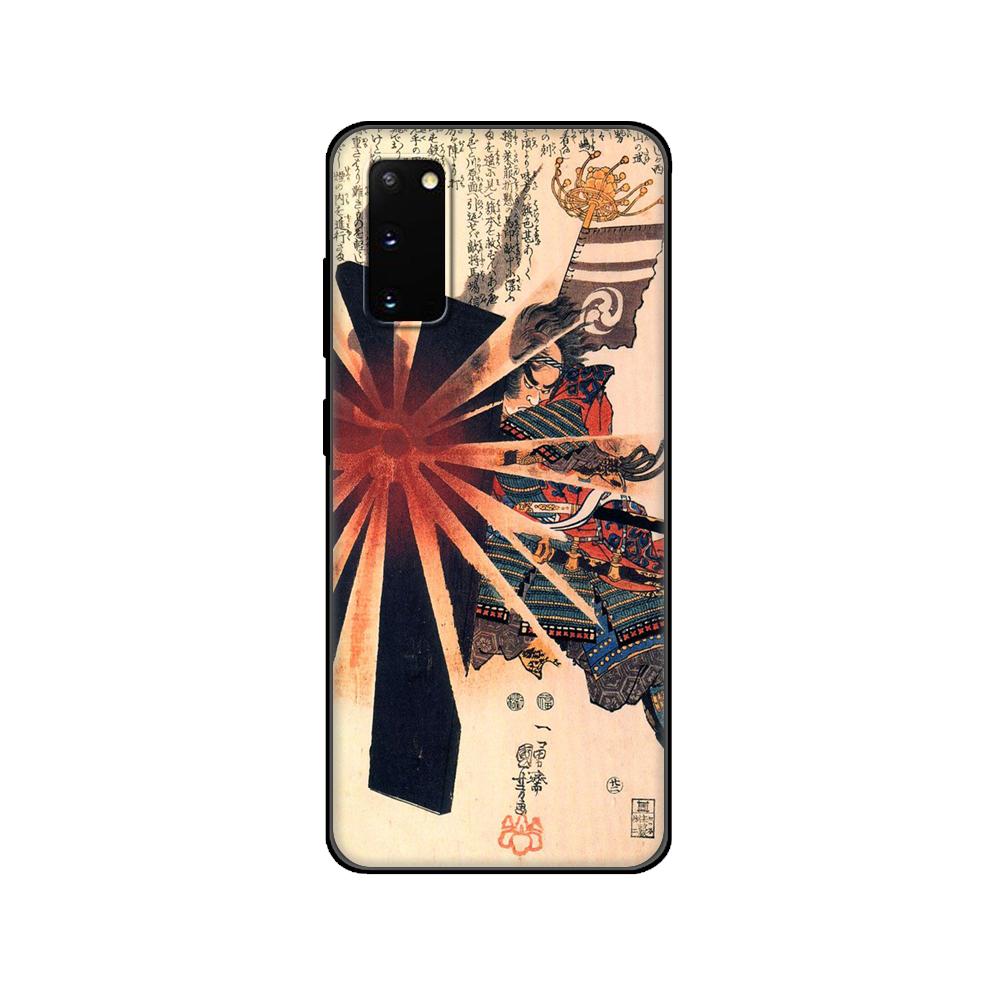 

Черный чехол из ТПУ для Samsung Galaxy S20/S20 PLUS/S20 ultra/S20+/S20FE задняя крышка в японском стиле Art Samsung S20 FE