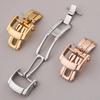Universal Strainless Fold Buckle For Patek Strap Philippe Leather Rubber Watch Band Clasp For Nautilus Butterfly Buckle 18mm