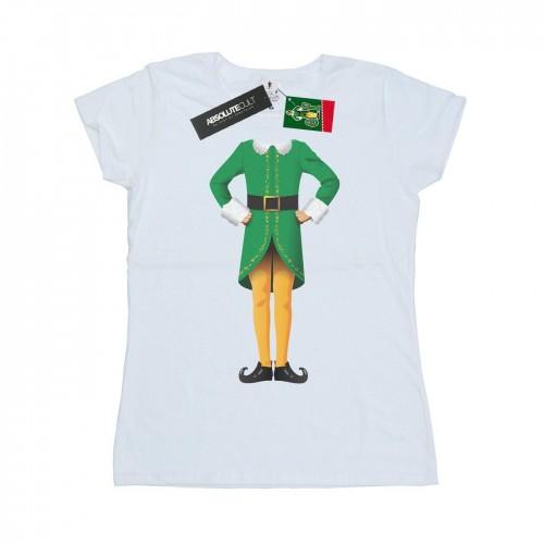 

Elf Womens/Ladies Buddy Costume Cotton T-Shirt XXL білий