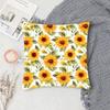 Sunflower Flower Sea Pillow Case Fashion Square Pillowcase Bedroom Sofa Room Ins Decoration Leisure