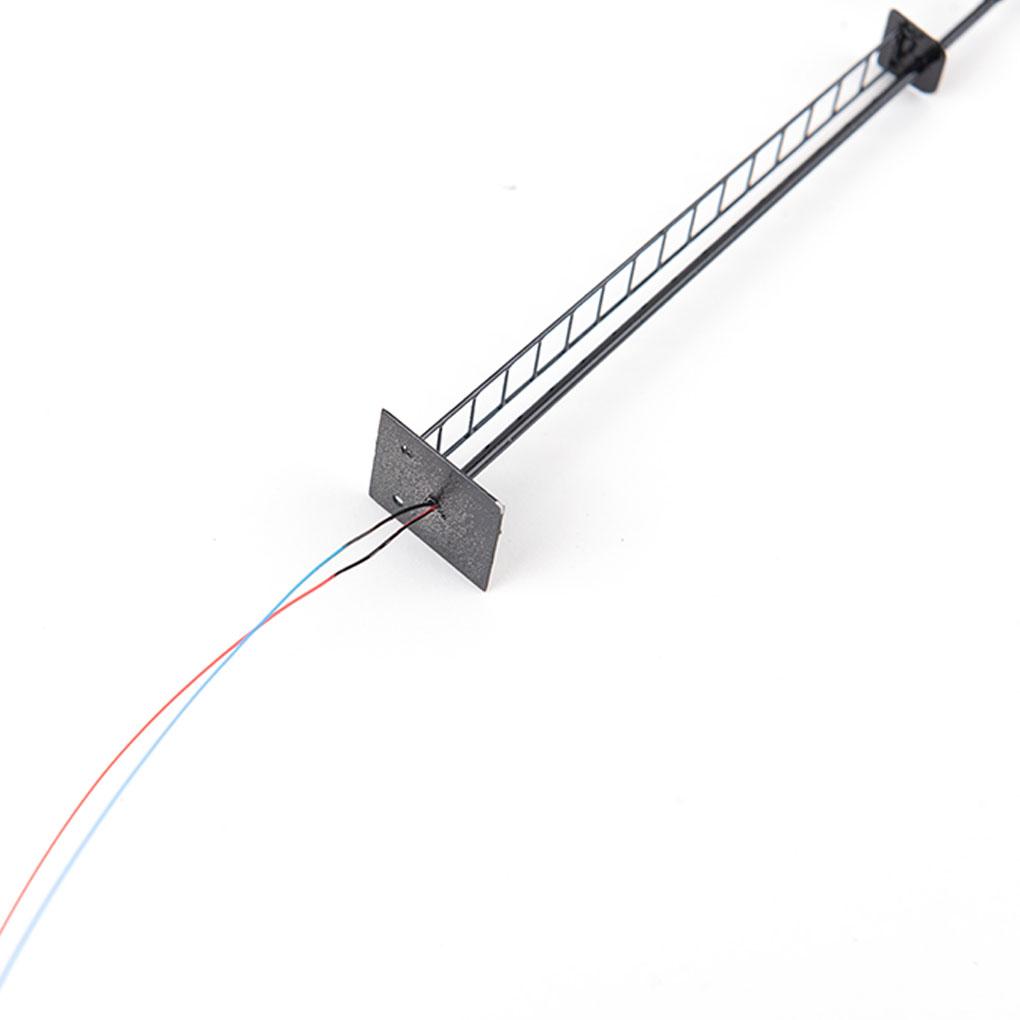 Model Train Lamppost with Ladder Home Landscape Decorations LED Railway Light Miniature Single-Head Track Lamp Table Toys