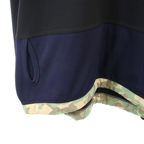 Brand new quolt Camouflage Anorak Parker L black Men's Used