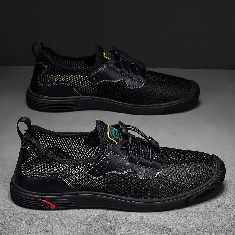 Fashion 2025 New Men's Shoes High-quality Summer Casual Mesh Shoe Outdoor Sandals Breathable Mesh Sports Beach Shoes Comfy Luxury Brand