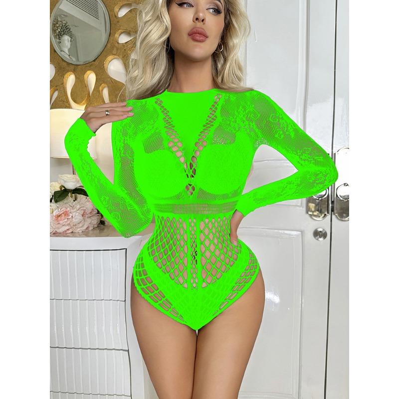 

Сексуальное белье халтер сексуальное бикини с обертыванием бедер комбинезон-трики с длинными рукавами average size [simple package]