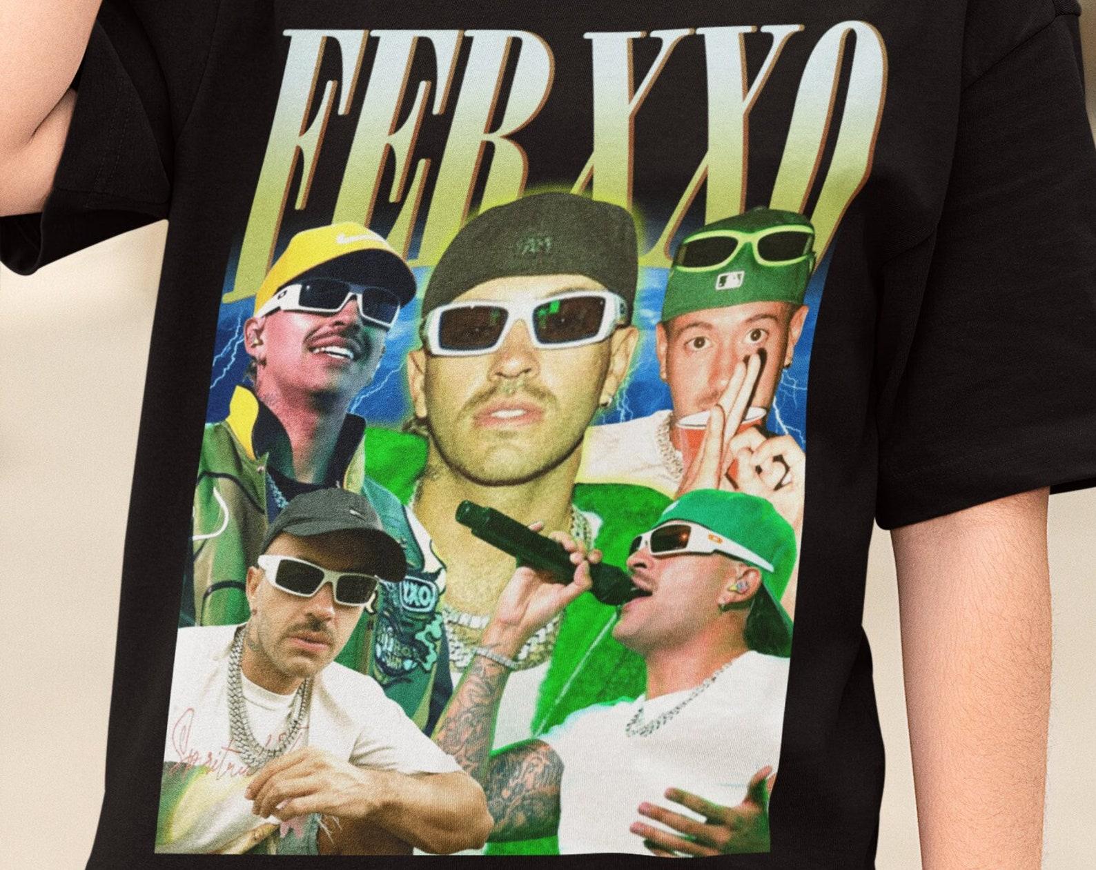 FERXXO Feid Vintage Retro Unisex T-Shirt | Feid Ferxxo Fan Gift | Feli Cumpleaños Ferxxo | Ferxxo Outfit | Feid Ferxxo Glasses | Feid Outfit S