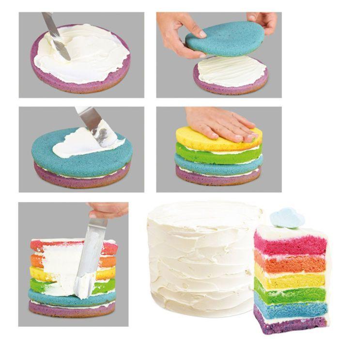 Kit Rainbow cake - Scrapcooking