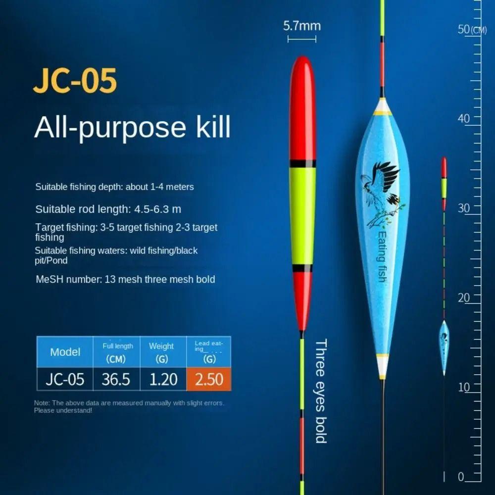 

Big Buoyancy Vertical Buoy High Quality Eye-catching Fishing Bobber Nano Fishing Float Fresh Water JC05