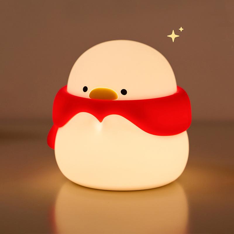 Duck Night Light Silicone Bedside Atmosphere Lamp - Ideal Gift