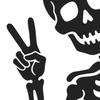 Funny Skeleton Switch Sticker Light Switch Decals Self Adhesive Wall Art Decor