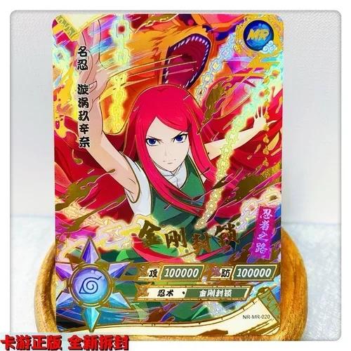 KAYOU Genuine Naruto Card MR 01-37 Series Uzumaki Naruto Hyuga Hinata Uchiha Sasuke Anime Character Collection Cards Toys Gifts