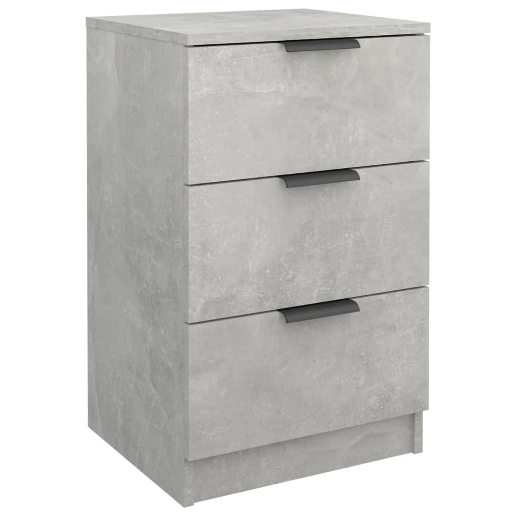Nightstand Concrete Grey 40 X 36 X 65 Cm