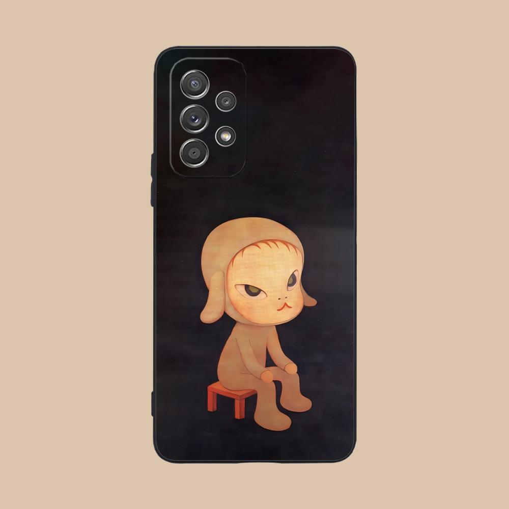 Anime Yoshitomo Nara Phone Case for Samsung Galaxy M55 54 42 35 34 33 32 23 22 15 14 13 12 F55 5G Colorful Cover Pretty Cover