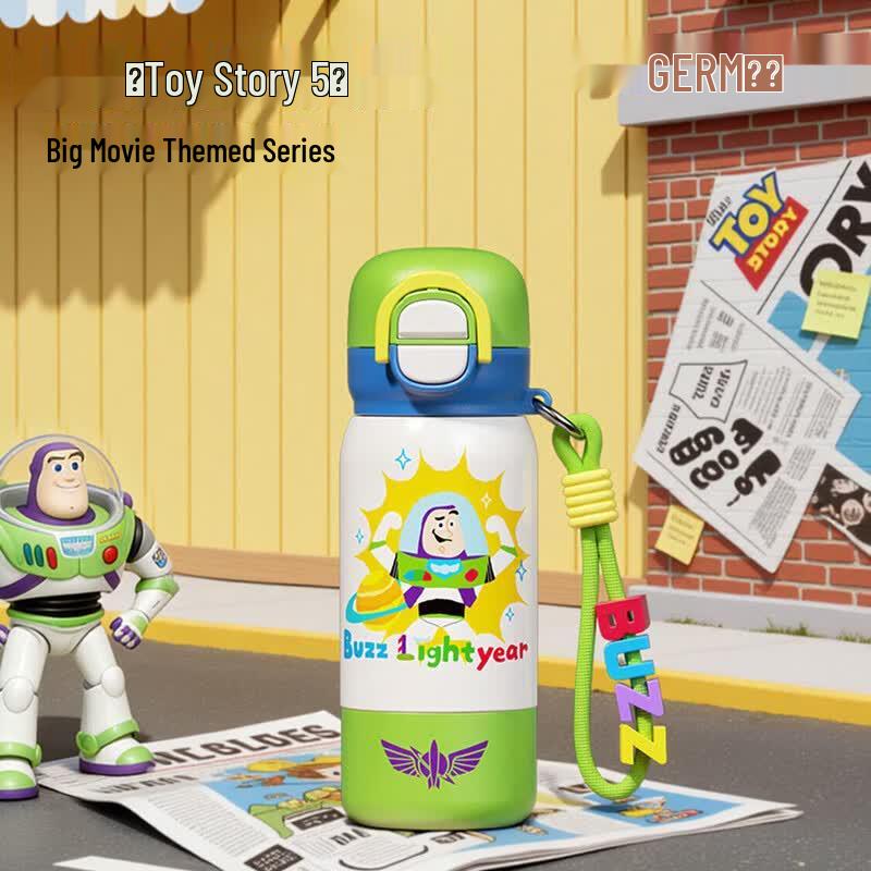 Germ Toy Story 5 Buzz Lightyear Kids Dual-Drink Insulated Bottle