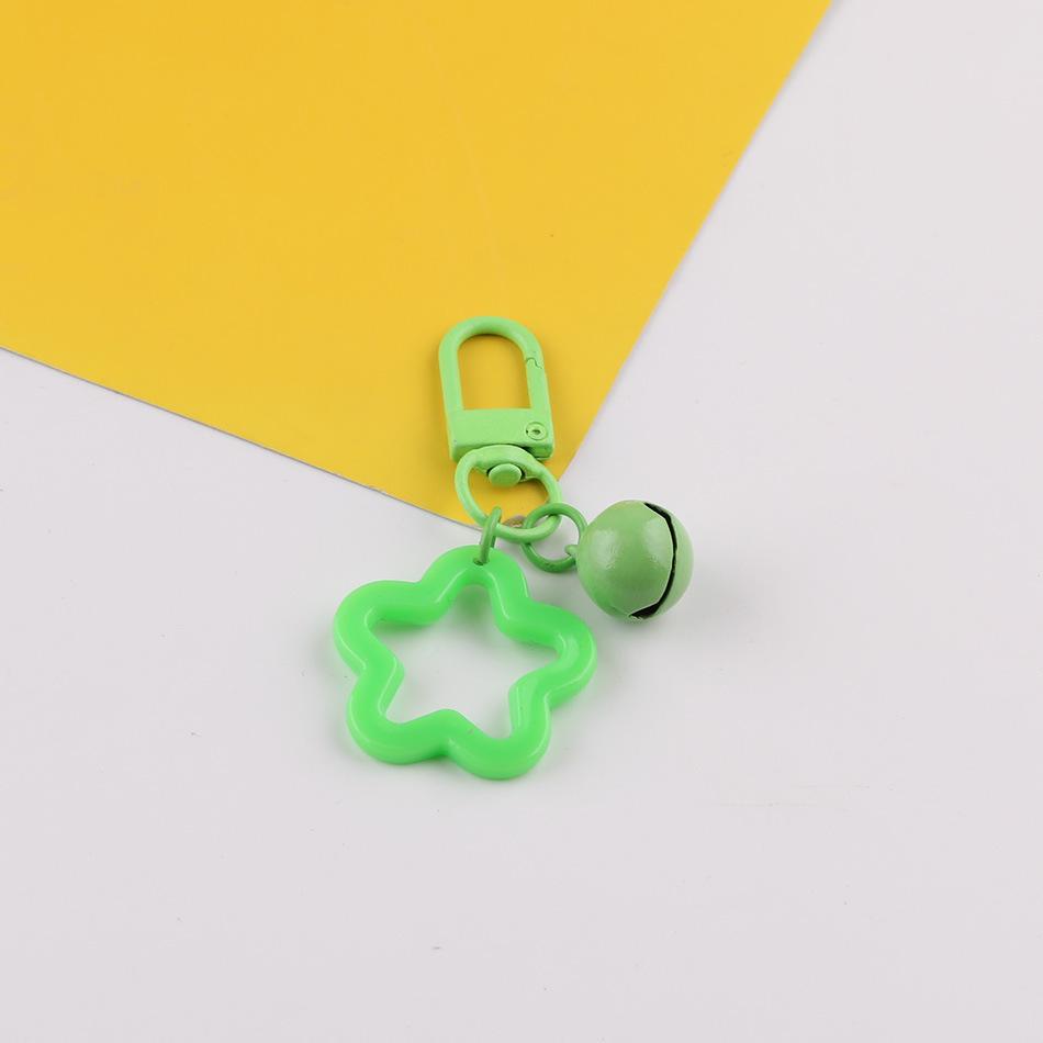 Korean Style Sweet Acrylic Star Keychain Pendant with DIY Perler Beads