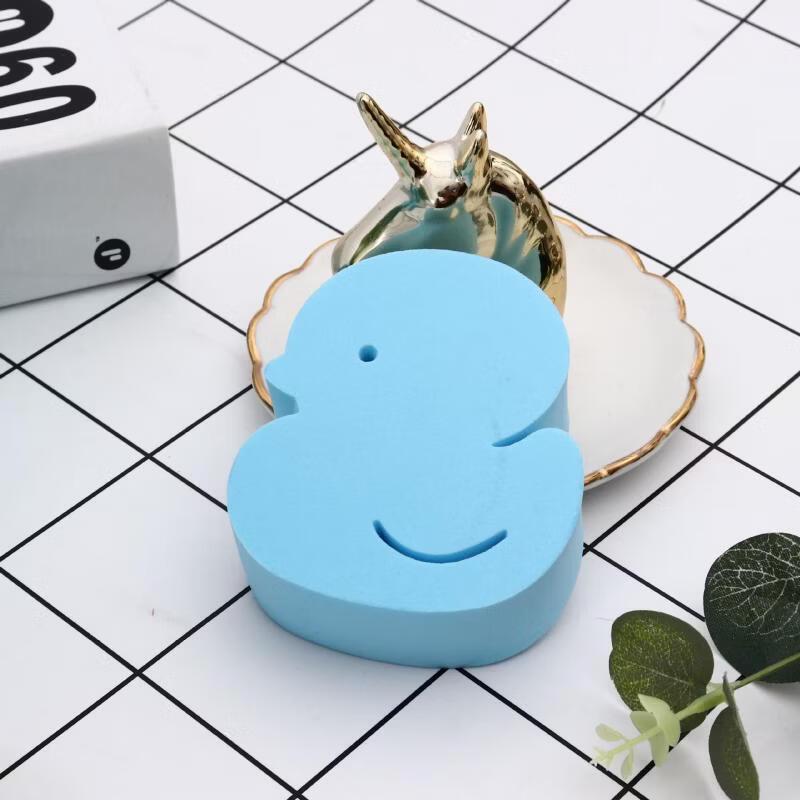 Cartoon Duck Baby Bath Sponge