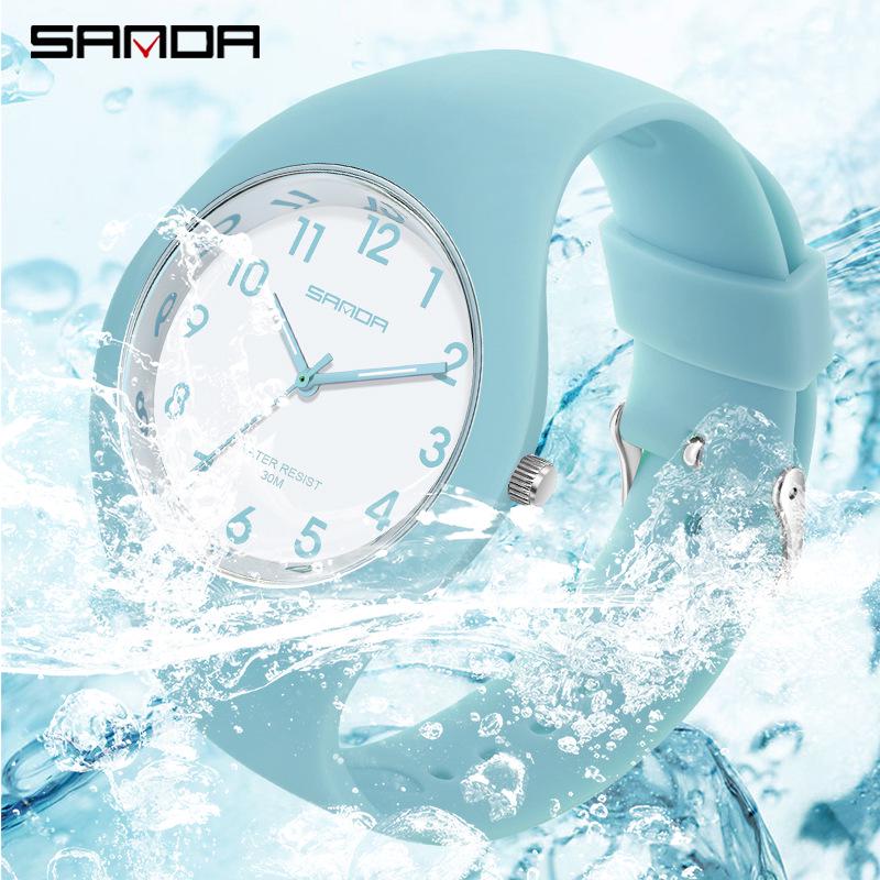 Sanda Trendy Korean Style Digital Sport Watch for Men & Women - Jelly Series