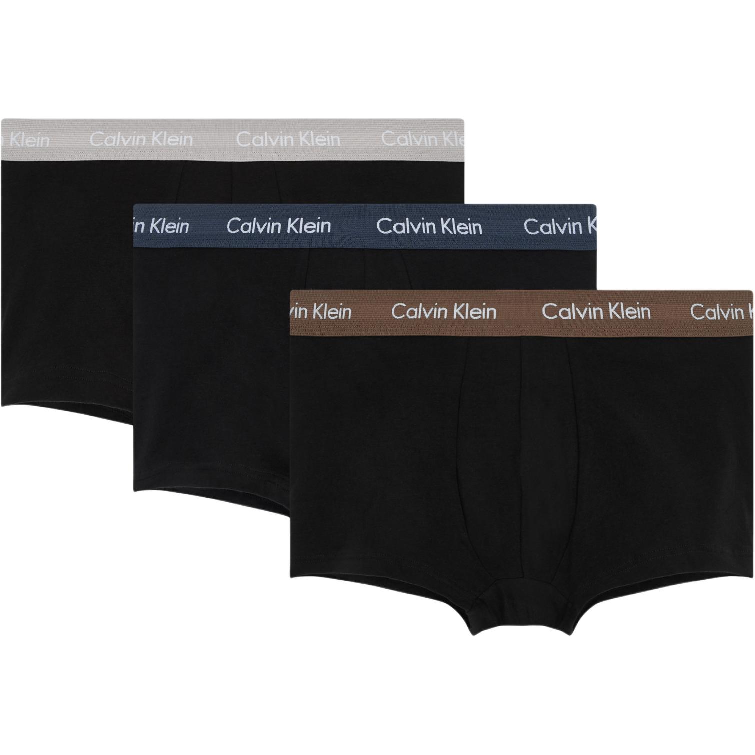 

Calvin Klein Comfortable Soft Low Rise Underwear 3 Pack Men Underwear U2664-Q40 M