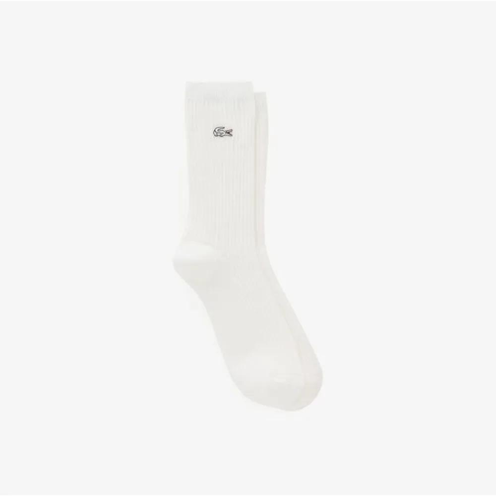 Women s Ribbed Middle Socks RA012E-56G-001 RA012E-56G-001 001(White)