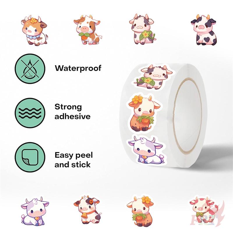 500Pcs/Roll Q Calf Kids Rewards Stickers - DIY Scrapbooks Album Decor Sealing Label Decals