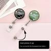 Wreath Badge Clip Fall-proof Nurse Badge Holder Portable Name Card Holder  Office Supplies