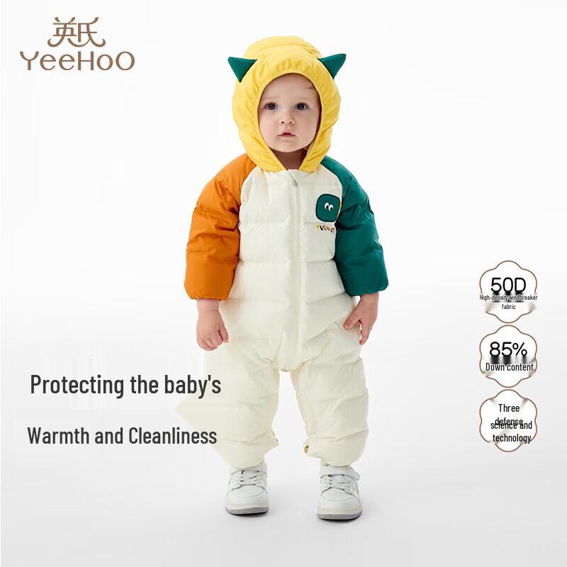 YEEHOO Baby Winter Down Jumpsuit 90