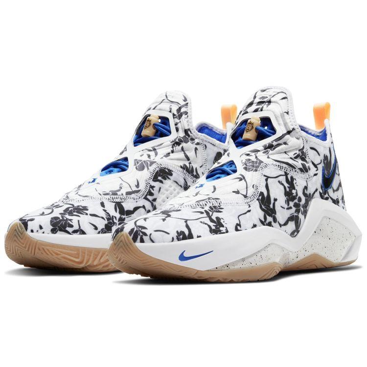 Nike LeBron Soldier 14 Sisterhood Męskie Sneakersy Białe Czarne Hyper-Royal CK6024-004