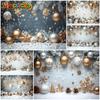 Mocsicka Winter Snowflake Photography Background Christmas New Year Party Snow Ball Decoration Birthday Photo Backdrop Wallpaper
