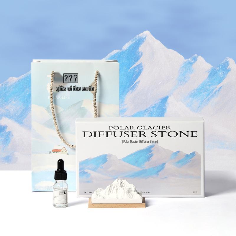 

Диффузорный камень Альпы Ароматерапевтический подарочный набор для мужчин - День рождения Освежитель воздуха для автомобиля и Беспламенный подарок с эфирными маслами для дома Bluebell