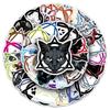50 Cartoon Animal Graffiti Stickers: Waterproof and Trendy for Boxes, Water Cups, and Notebooks