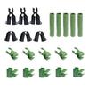 Adjustable Plant Trellis Clips Garden Black Plant Trellis Clips User-friendly Gardening Plant Climbing Frame Setup