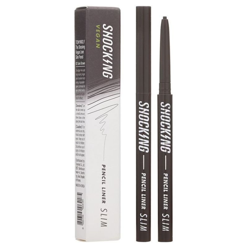 TONYMOLY - The Shocking Vegan Liner Slim Pencil - 2 Colors