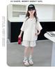 Girls' Sports Suit Summer Thin Short-Sleeved T-Shirt