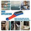 Stainless Steel Wire Brush for Paint and Rust Removal, Wooden Handle Fish Scale Brush, Plastic Handle Brush for Antique Items and Stain Removal