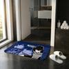 ANIME B-Blue Lock Floor Mat Absorbent Floor Mat Non-Slip Entrance Rug for Bathrooms Restrooms and Toilets