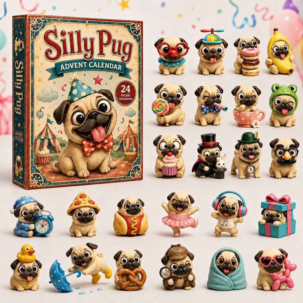 Weihnachts-Adventskalender 2026 – Feiertags-Blindbox-Kalender im Tier-Thema
