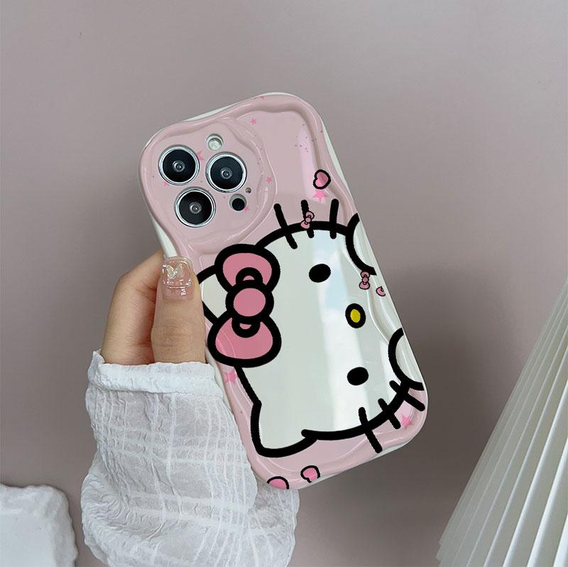 Hello Kitty Kuromi Phone Holder Chain Case For Xiaomi Redmi Note 15 5G 15C 15 14C 13C Note 14 13 12 Pro Plus 5G Pochacco Casing