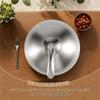 Practical-1Pcs Stainless Steel Steak Cover Teppanyaki Dome Dish Lid Home Round Oil Proof Meal Food Cover Kitchen Cooking